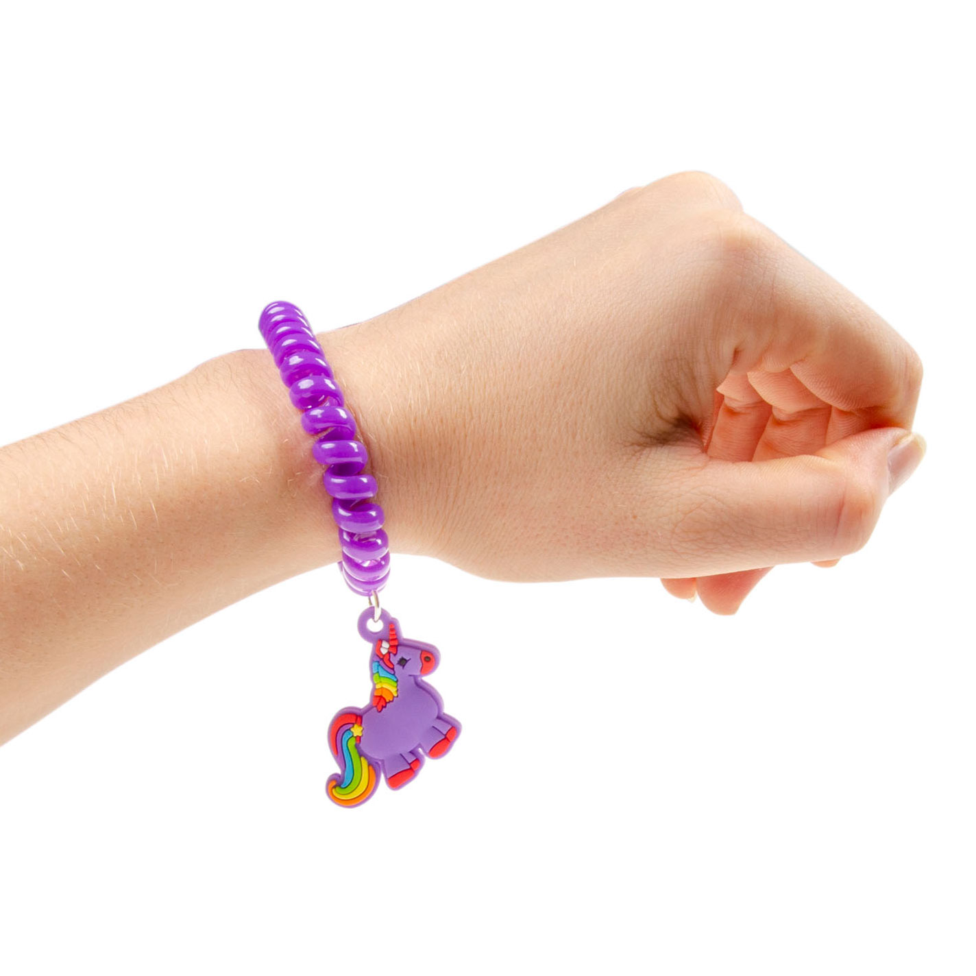 armband eenhoorn paars
