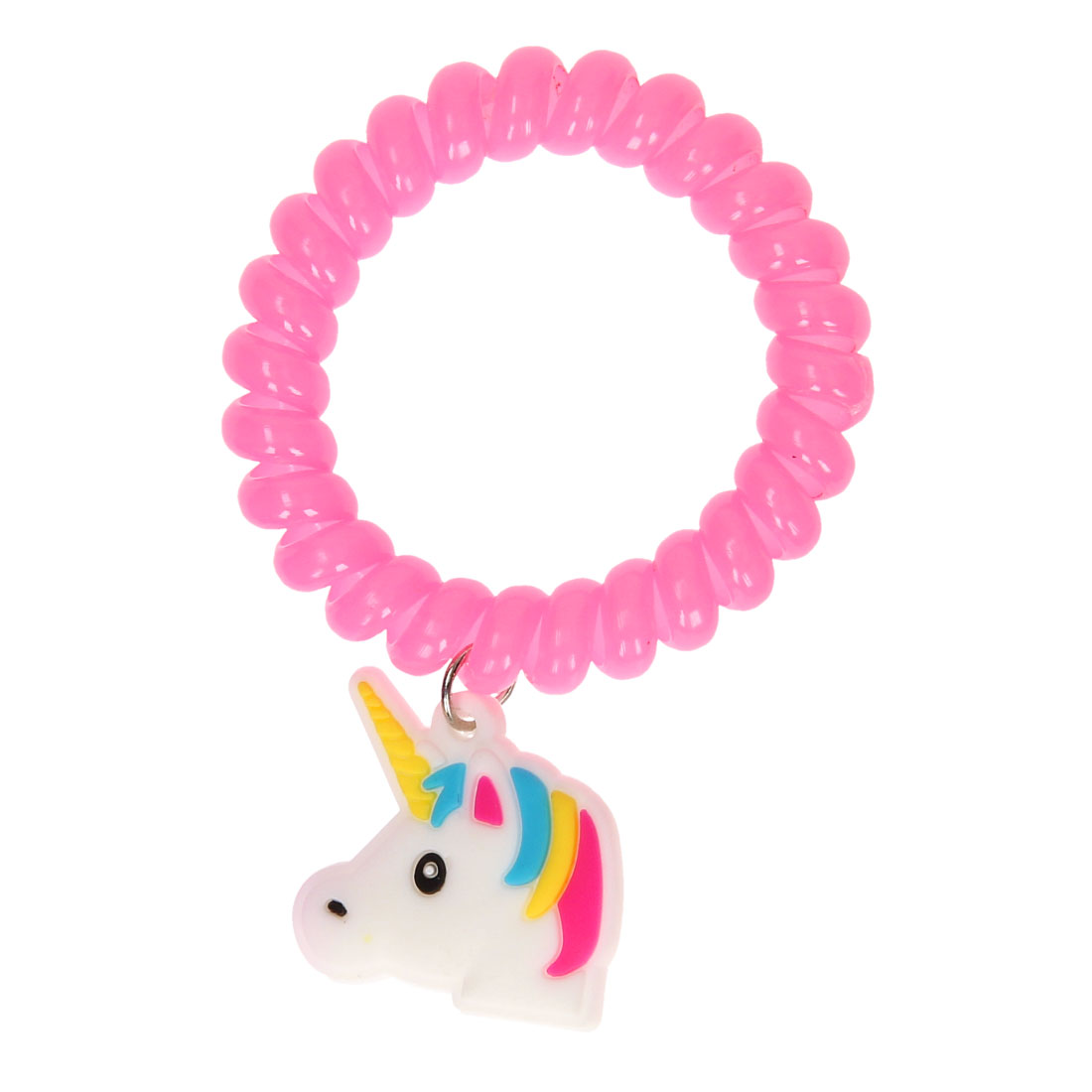 eenhoorn armband roze