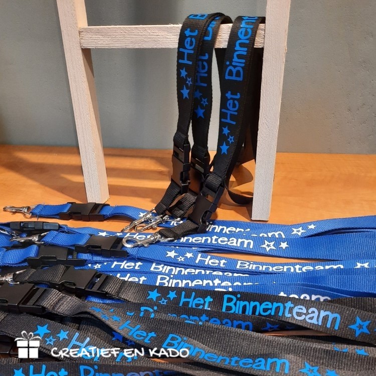 keycord blauw en zwart