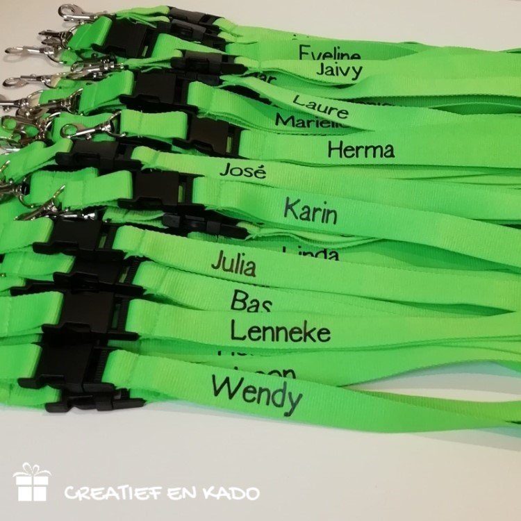 keycords met naam groen