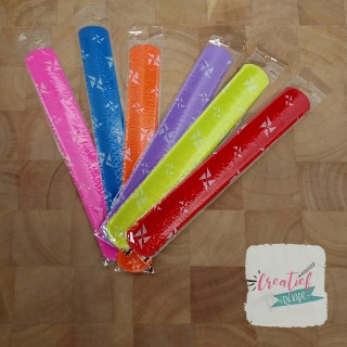 klaparmband gekleurd blanco