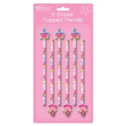 prinsessen potlood met figuren gum