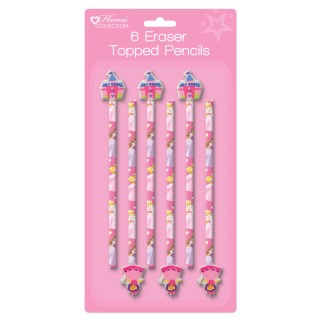 prinsessen potlood met figuren gum