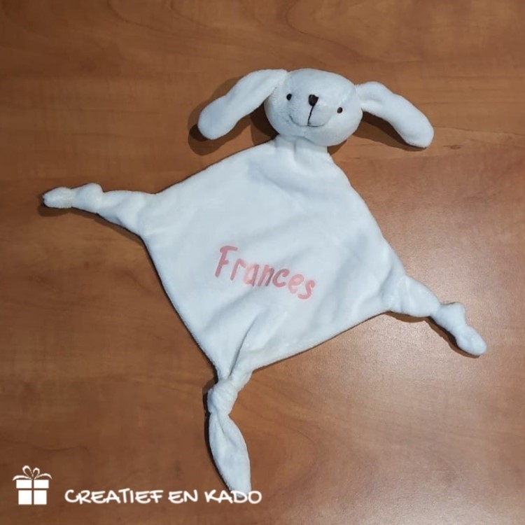 tutdoek met naam, knuffeldoek met naam, Jula