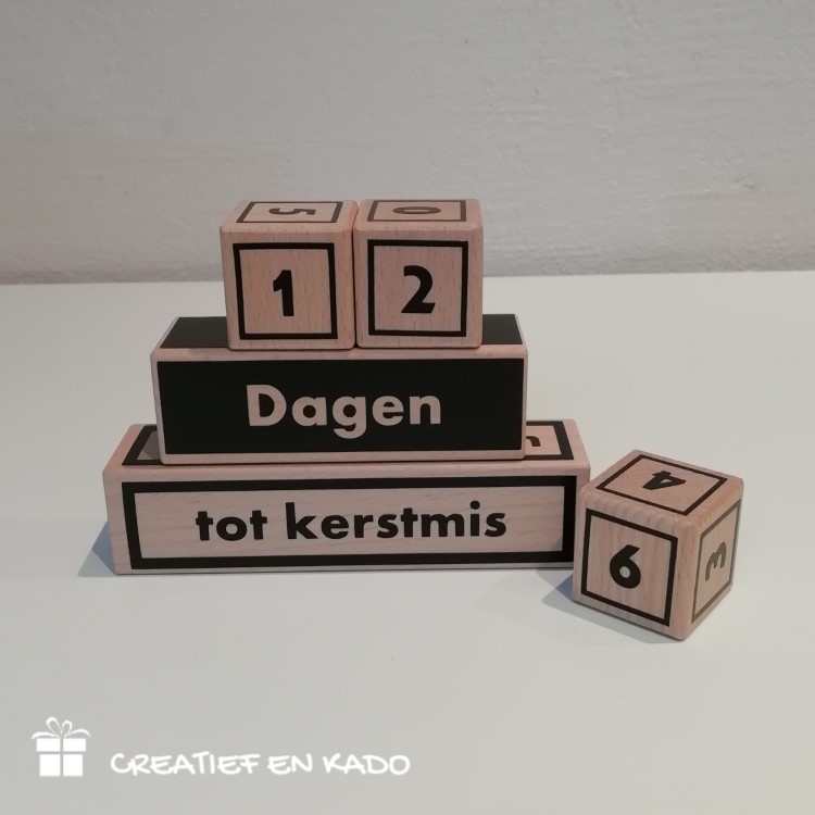 aftelblokken kerstmis