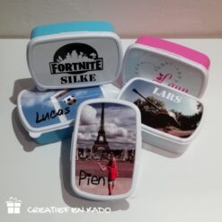 broodtrommels met naam, broodtrommel met foto, lunchbox met foto,