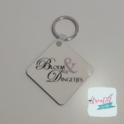 foto sleutelhanger met eigen foto/logo