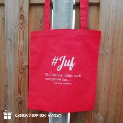 oranje tas #juf