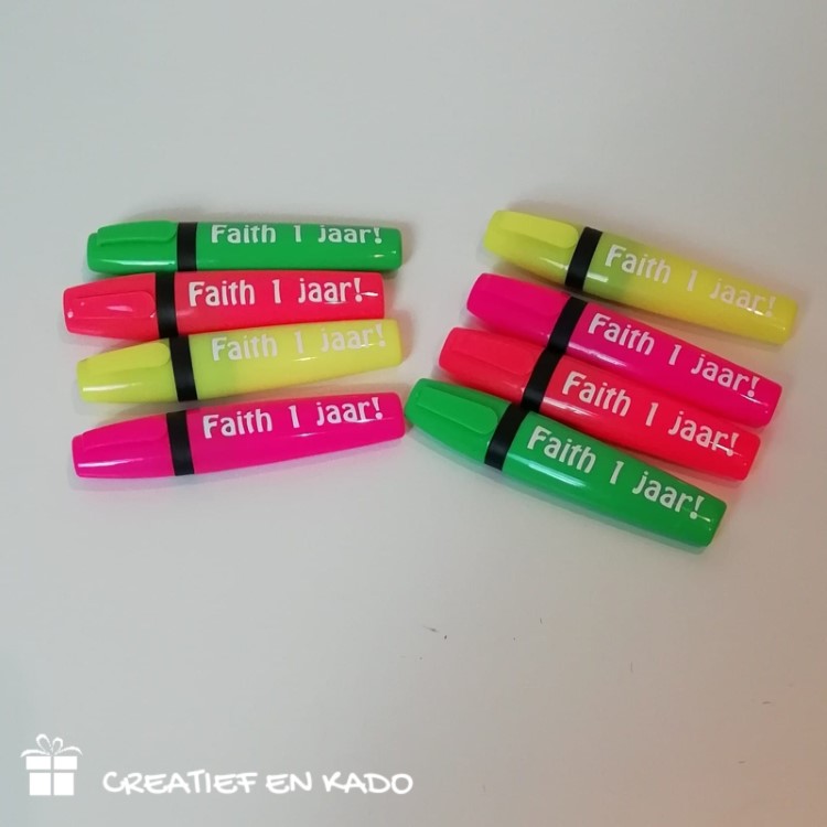 stift met naam, stift juf met naam
