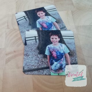 onderzetter met eigen foto, foto cadeau