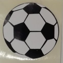 voetbal sticker, voetbal sluitzegel