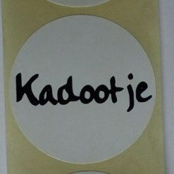 kadosticker kadootje