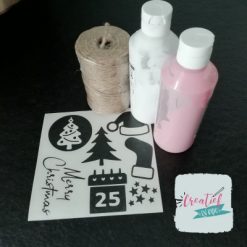 DIY kerst stickers