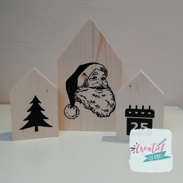 houten huisje kerst