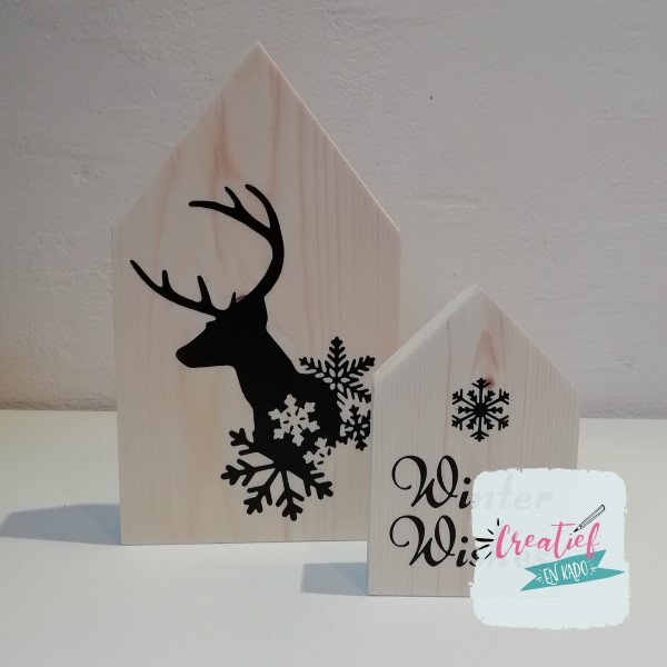 houten huisjes winter wishes