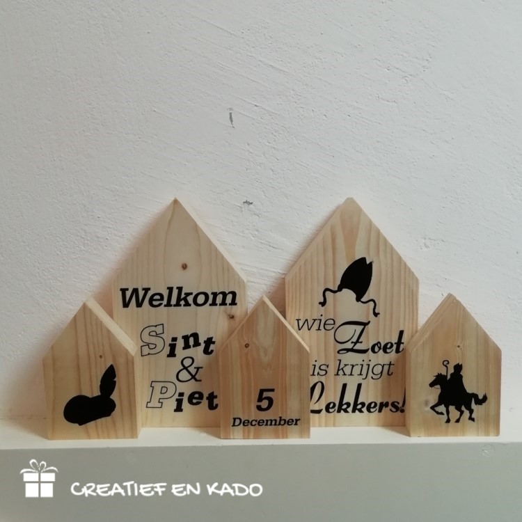 houten huisje Sinterklaas klein