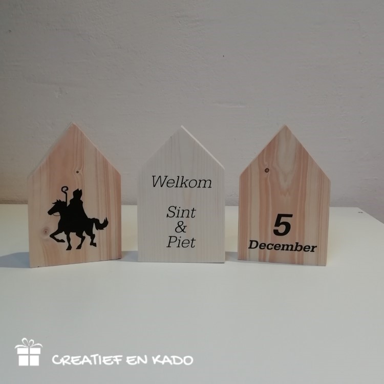 houten huisjes Sinterklaas klein