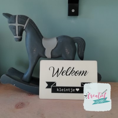 wenskaart welkom kleintje, baby geboren