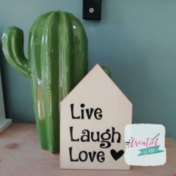 live laugh love kaart