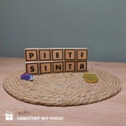 houten blokken Sint & Piet