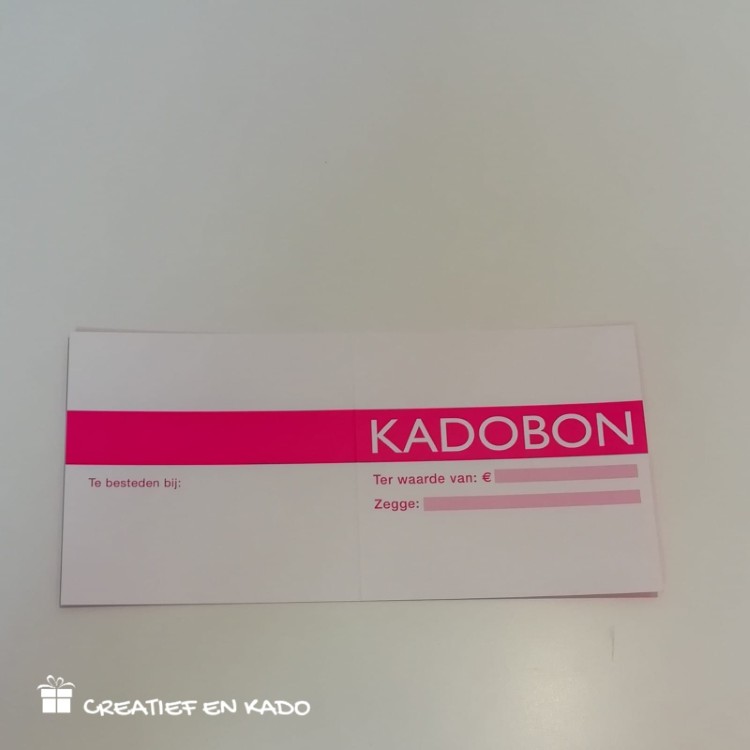 kadobon Creatief en Kado
