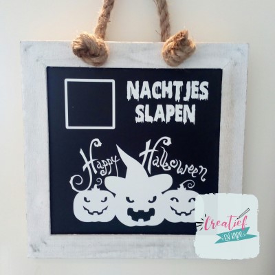krijtbord Happy Halloween