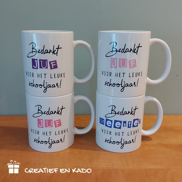 Mokken Leerkracht. bedankt cadeautjes schooljaar