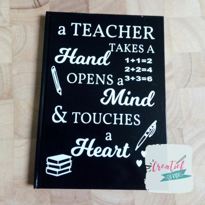 notitieboek teacher zwart