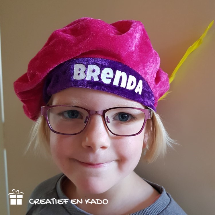 Pietenmuts met naam, Brenda