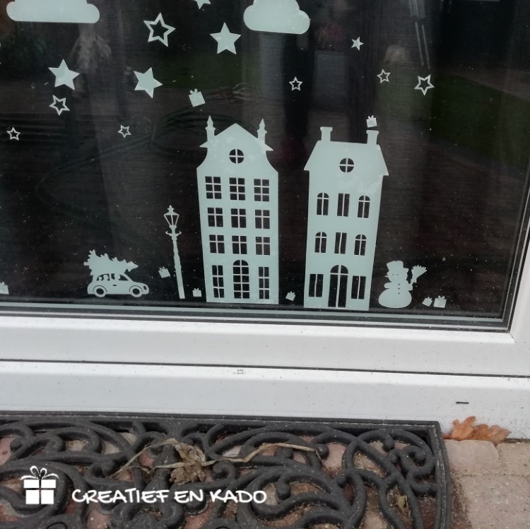 raamsticker kerstmis