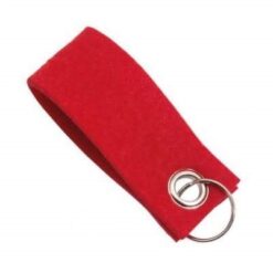 vilten sleutelhanger rood