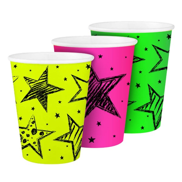 neon beker, traktatie beker