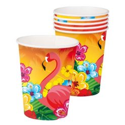 hawai beker, flamingo beker, traktatie beker