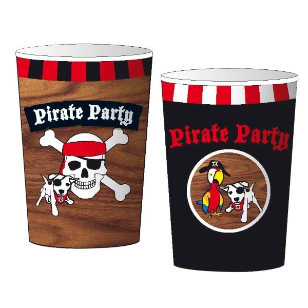 piraten party beker, traktatie beker