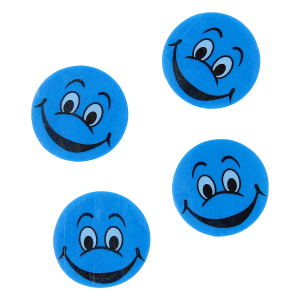 gezicht gum blauw, traktatie school