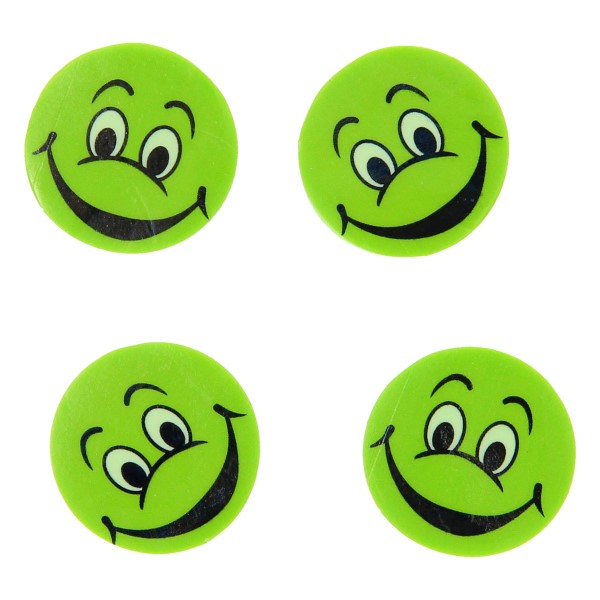 gezicht gum groen, traktatie in kleur