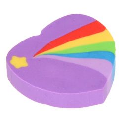 gum regenboog hart, eenhoorn gum