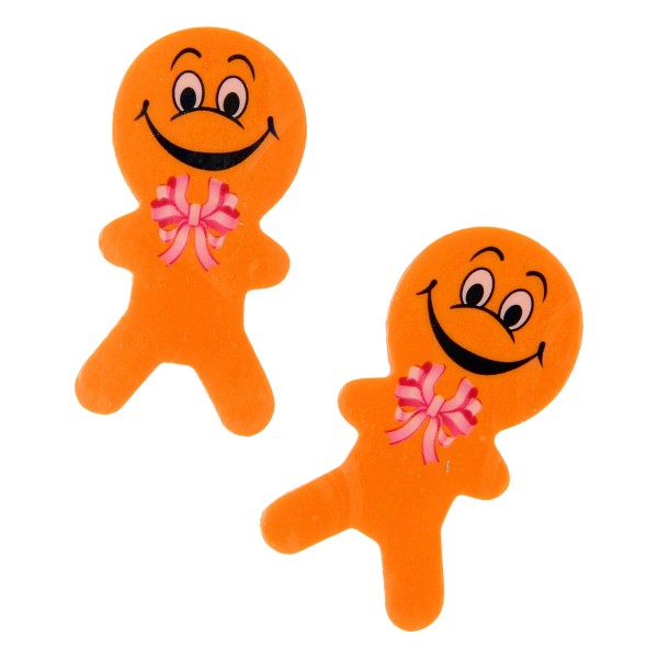gezicht gum poppetje, traktatie in kleur