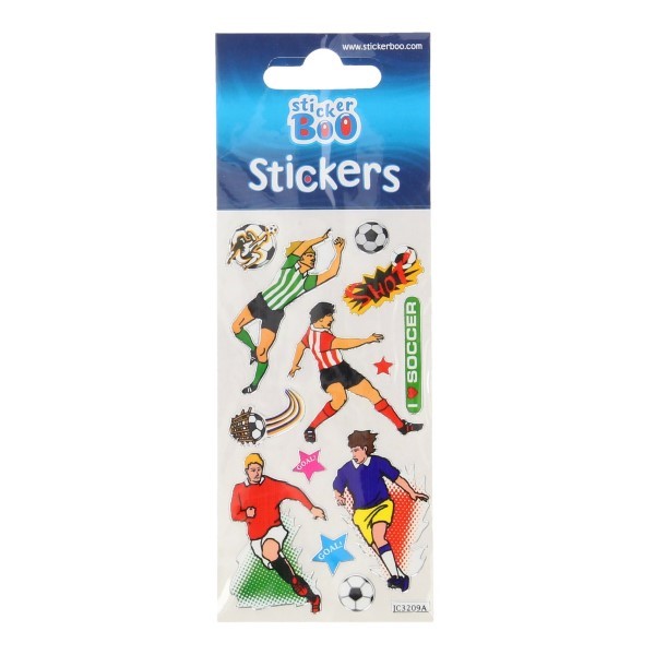 stickervel voetbal traktatie