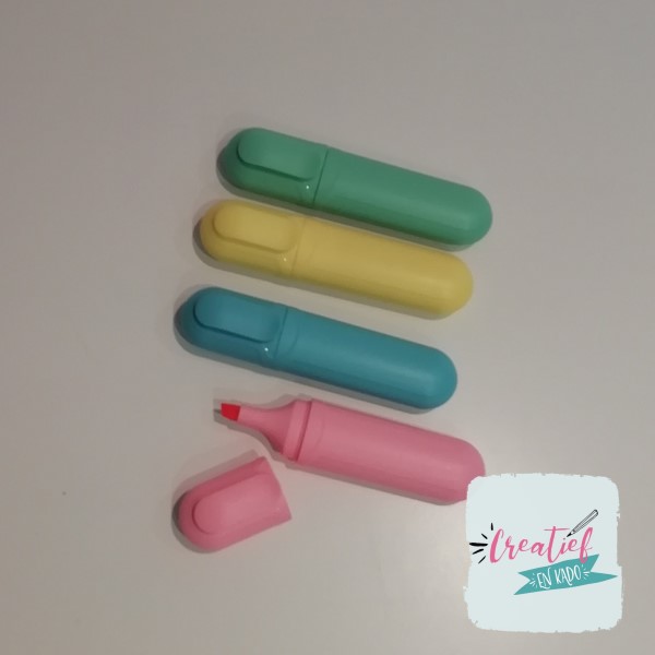 markers pastel, markeerstift pastel, traktatie stiften,