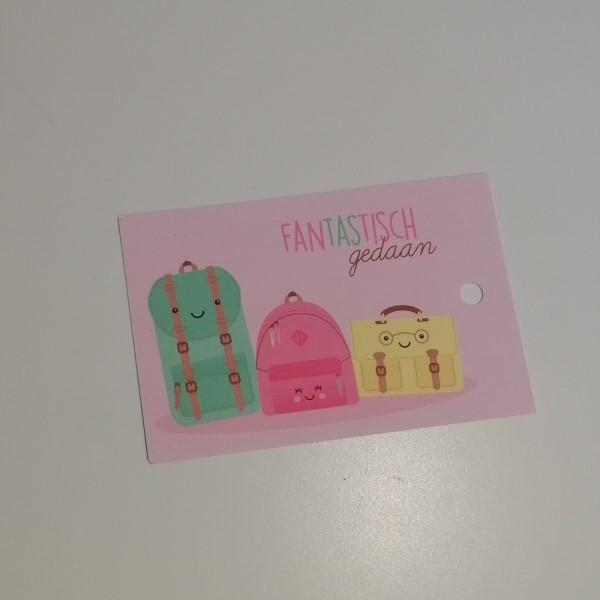 kadolabel fantastisch gedaan