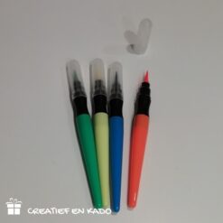penseel pen, uitdeelkadootjes, traktatie neon