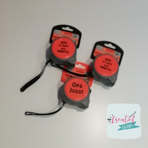 rolmaat vaderdag, cadeau voor hem