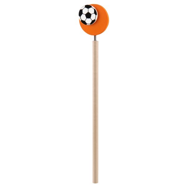 voetbal potlood oranje