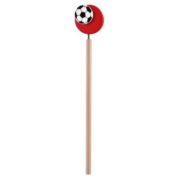voetbal potlood rood