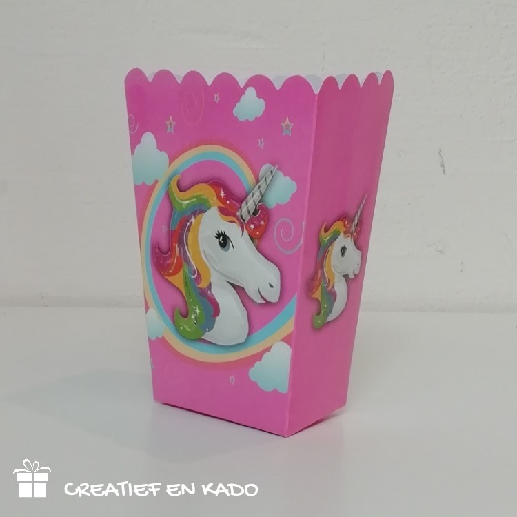 traktatie doosje unicorn