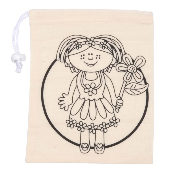 kleur je eigen knikkerzakje prinses