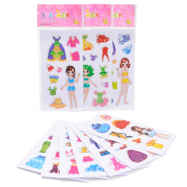 stickervellen mode, meiden traktatie