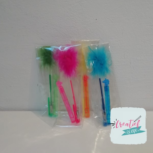 eenhoorn fluffy traktatie, unicorn traktatie, complete traktatie