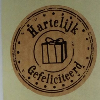 sticker hartelijk gefeliciteerd, sluitzegel gefeliciteerd, sticker felicitatie, kado sticker